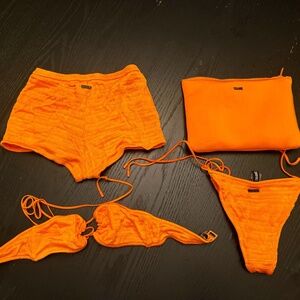 Triangl Aster Antares Bikini Set With Matching Shorts